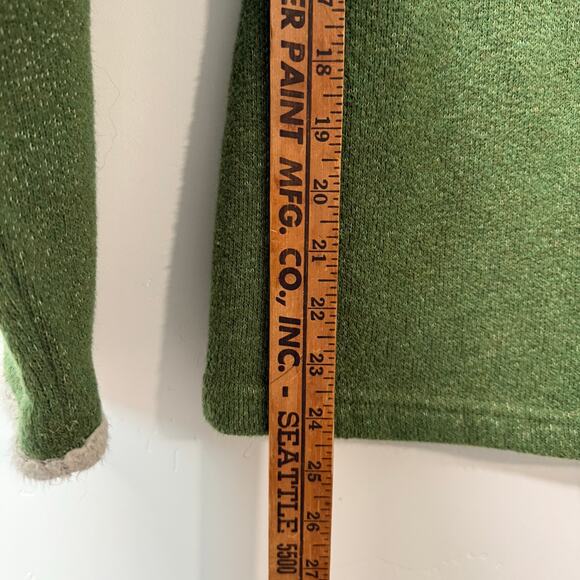 Kuhl Alf Alfpaca Roll Neck Pullover Sweatshirt Green Fleece Vintage Small - Picture 6 of 7